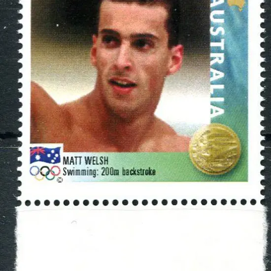 2000 Olympic Gold Medallists 45c essay as above ...