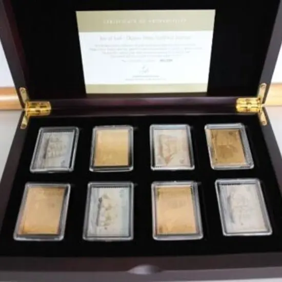 2015 Era of sail - Clipper Ships Gold foil set of ...