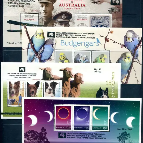 2019/23 Sheepdog Trials, England to Aust Flight, ...
