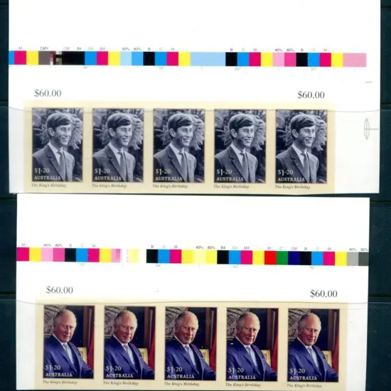 2023 $1.20 Kings Charles B'day pair totally ...