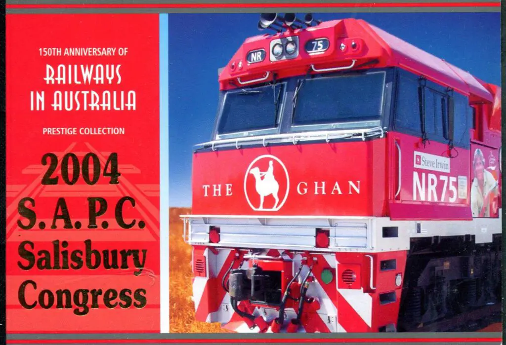 2004 $10 Railways in Australia Prestige ovptd ... Image 1++