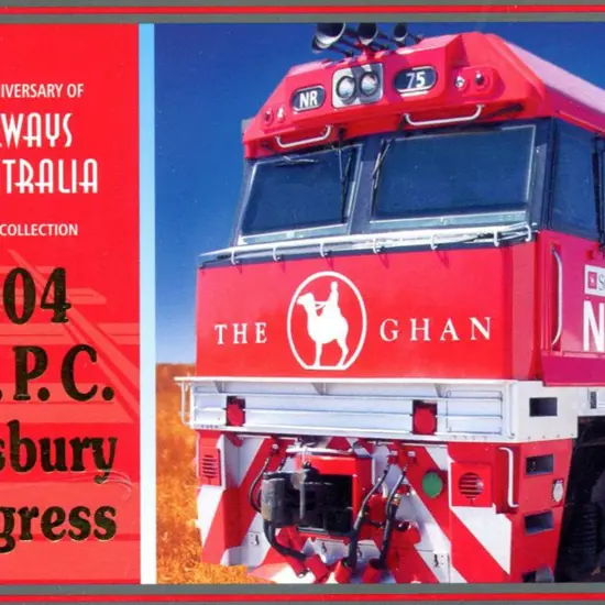 2004 $10 Railways in Australia Prestige ovptd ...