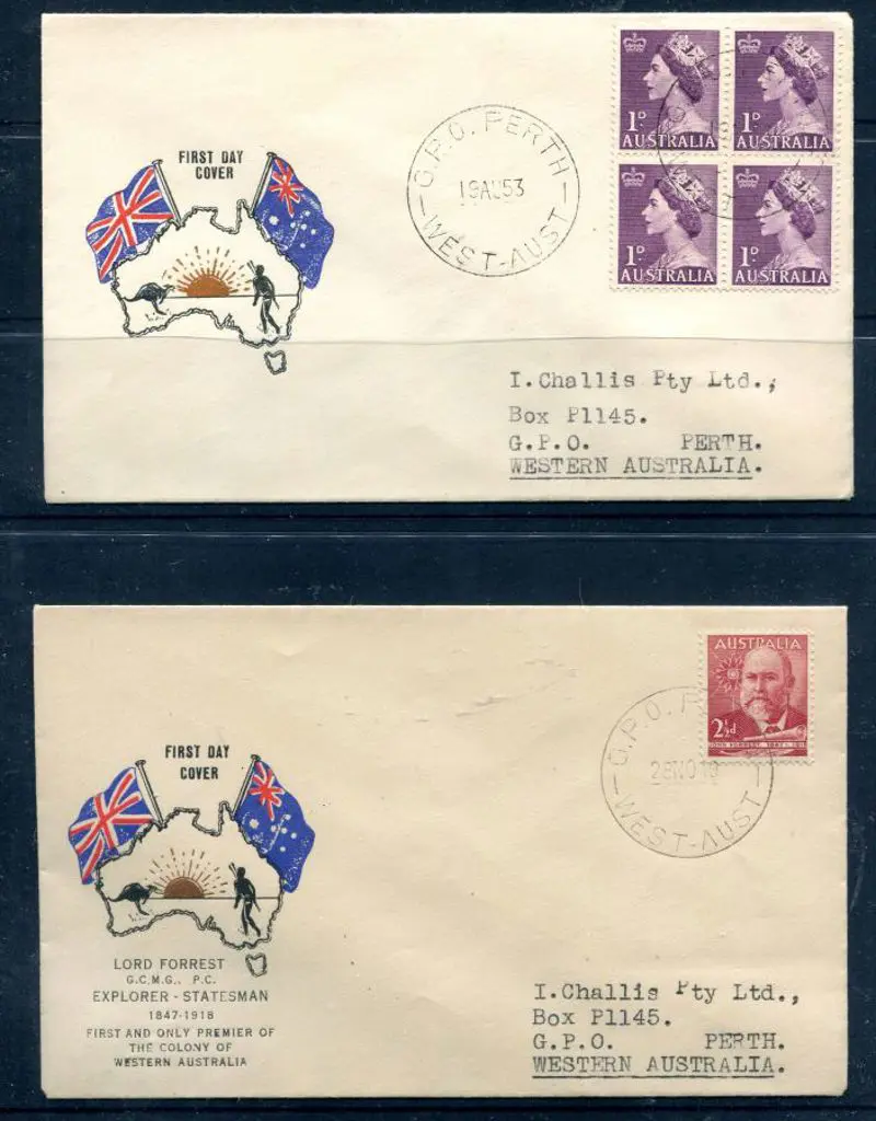 1949 (28th Nov) & 1953 (19th Aug) John Forrest & ... Image 1++