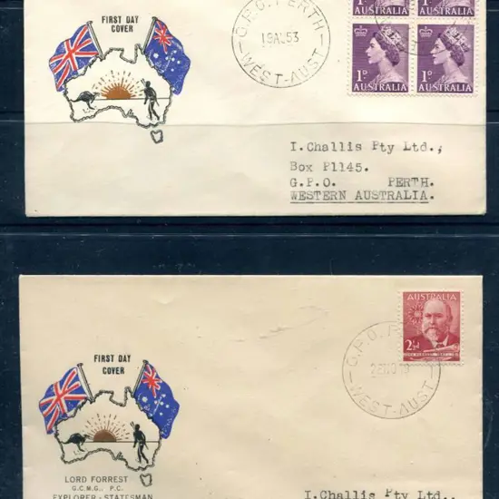 1949 (28th Nov) & 1953 (19th Aug) John Forrest & ...