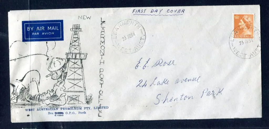 1954 (23rd June) 6½d QEII orange (FDI) on "West ... Image 1++