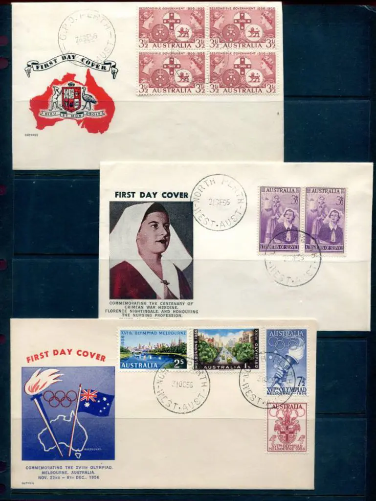 1955 (21st Sept) 3½d Nursing pair, 3½dSA Resp Govt ... Image 1++