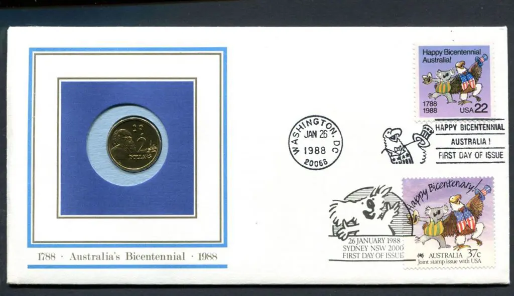 1988 (26th Jan) Aust Bicentennial with 1988 $2 ... Image 1++