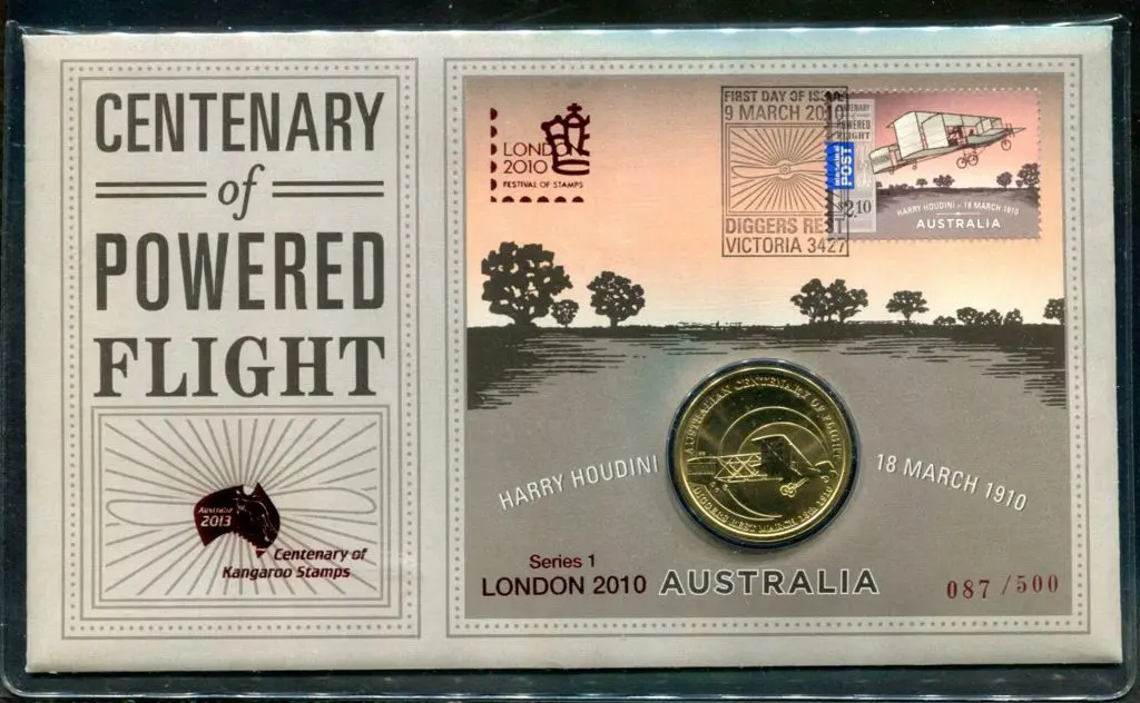 2010 (9th Mar) Cent of Powered Flight ovptd ... Image 1++