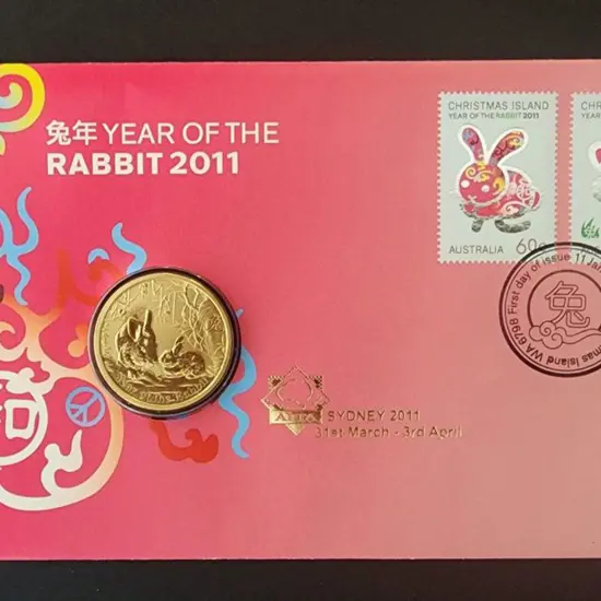 2011 (11th Jan) Year of the Rabbit with Perth Mint ...