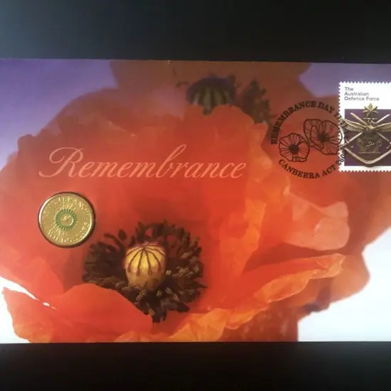 2014 (11th Nov) Remembrance PNC with $2 green dove ...