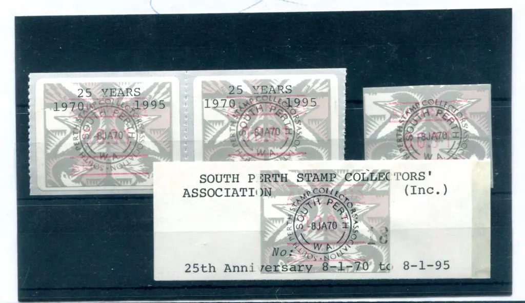 1995 00.01 Emu paper with "25 YEARS 1970-1995" ... Image 1++