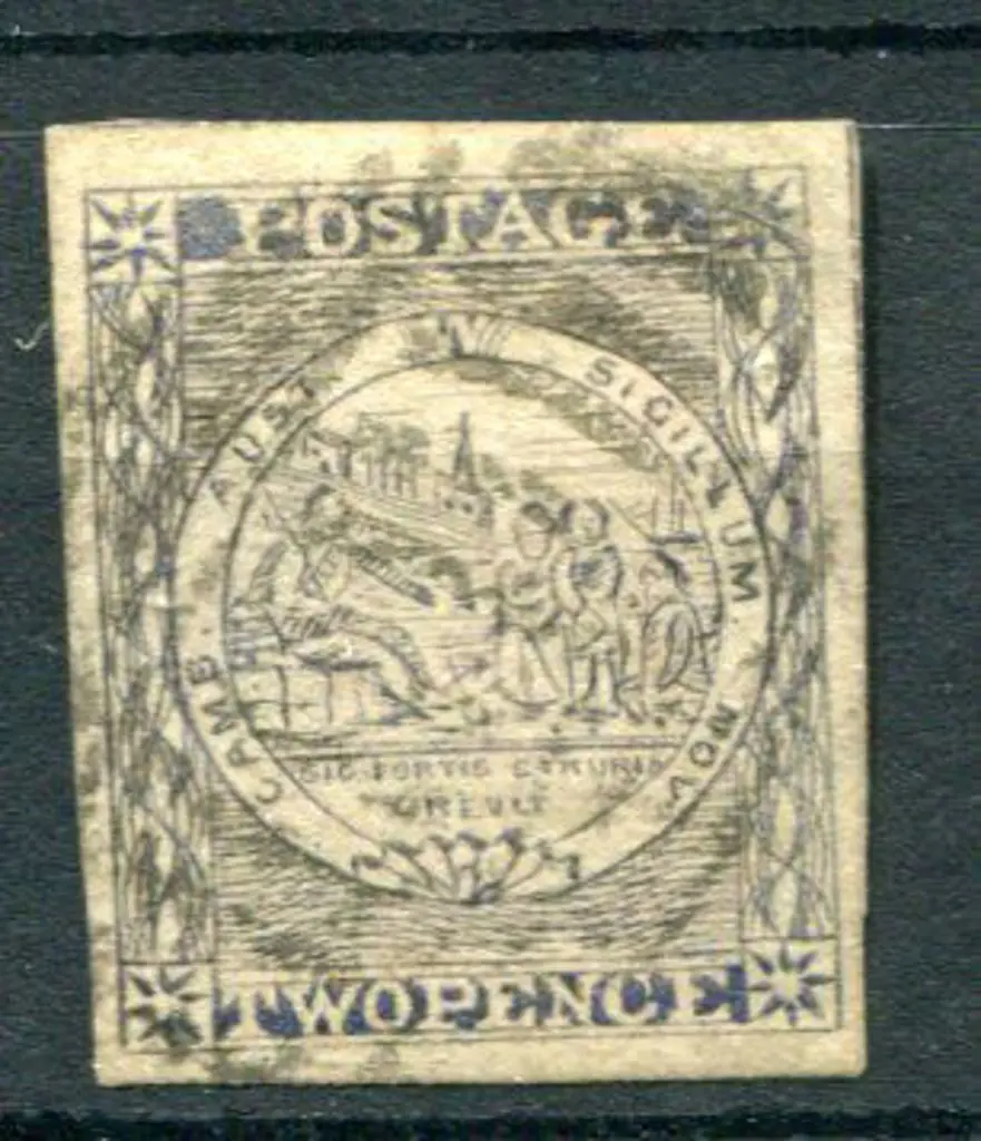 1856 2d ultramarine Sydney View plate III (bale ... Image 1++