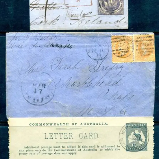 1860 4d rose-pink & 1859 2d grey lilac "emblems" ...
