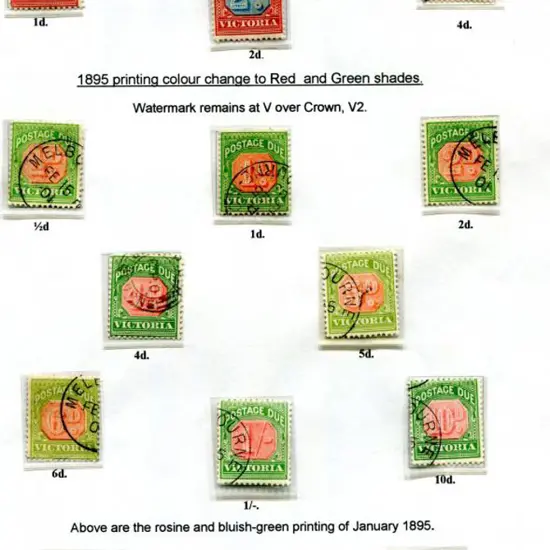 1890/94 1d, 2d, 4d "a" numbers (1d, 2d MLH, 4d ...