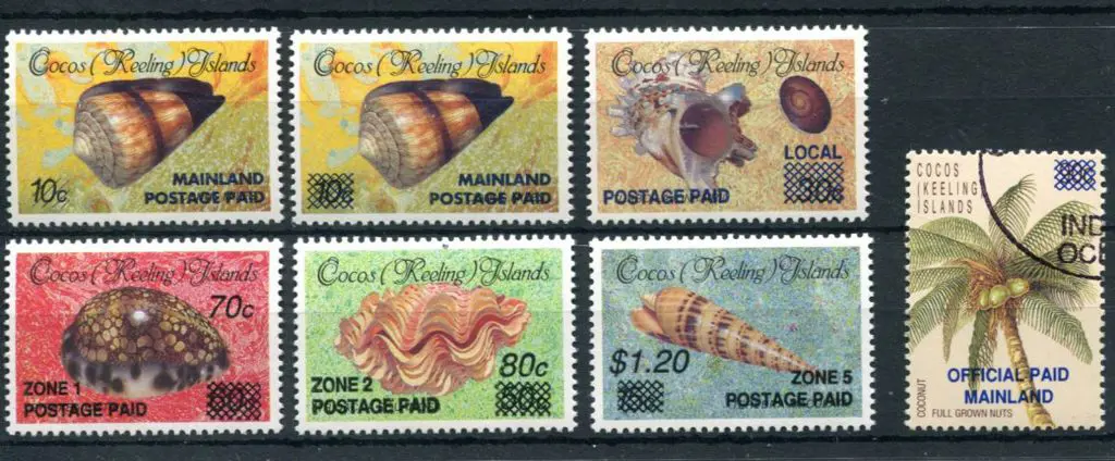1990/91 Locals & Postage Paid Provisional ovptd ... Image 1++