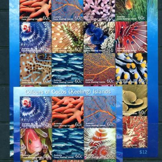 2011 "Colours of Cocos" embellished M/S that was ...