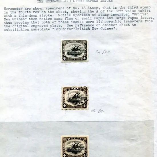 1905 4d black & sepia MLH (SG 5a), 4d "small ...