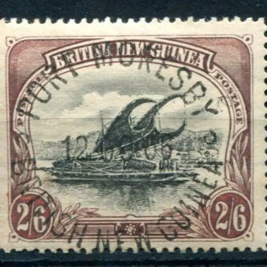 1905 2/6d black & brown, line perf, horiz wmk fine ...