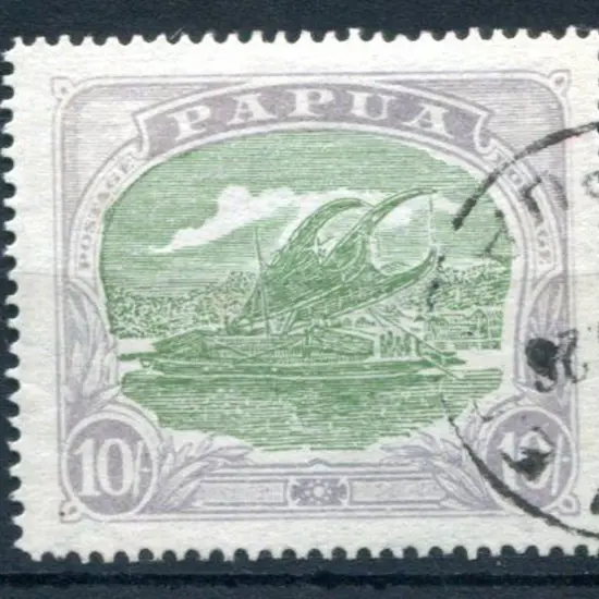 1916/31 10/- green & pale ultramarine. Fine used & ...