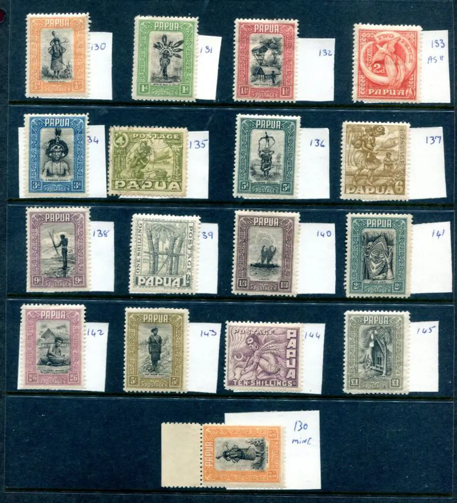 1932 Pictorials to £1 MLH, the 10/- MUH with ... Image 1++
