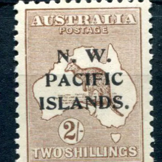 1918/22 2/- brown with inverted 3rd wmk & plate 2 ...