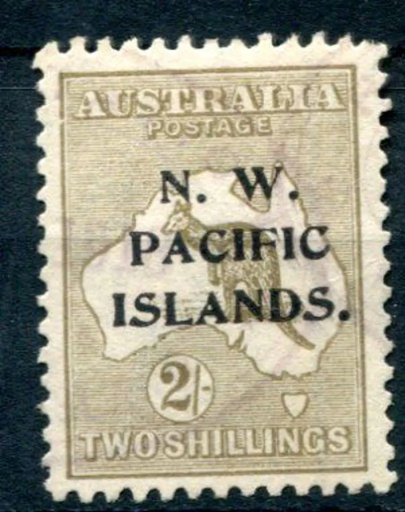 1918/22 2/- pale brown, 3rd wmk with plate 2 ... Image 1++