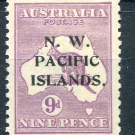 1918/22 9d red violet Die IIB, 3rd wmk with Plate ...