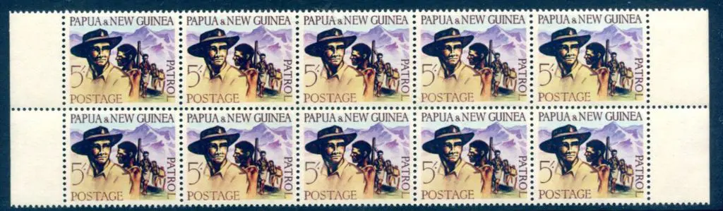 1962 5/- Patrol in left & right marginal block of ... Image 1++