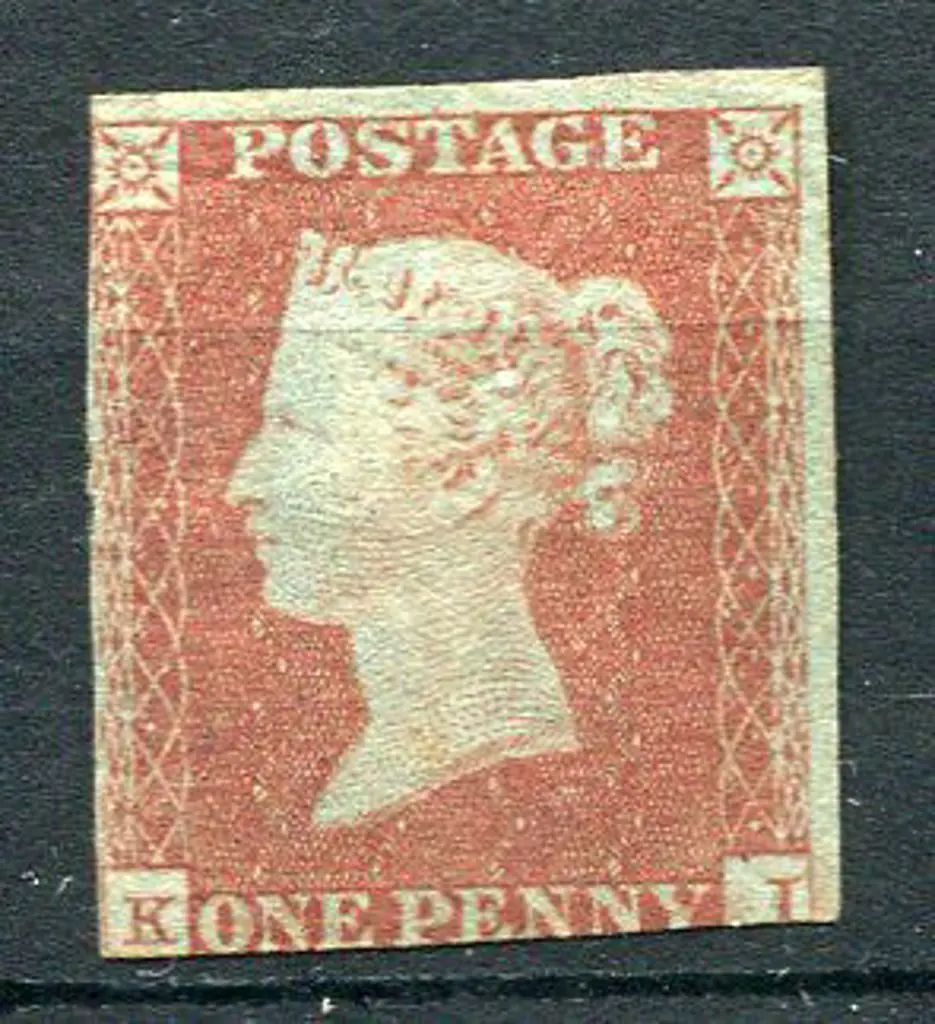 1841 1d red-brown with large margins top & right, ... Image 1++