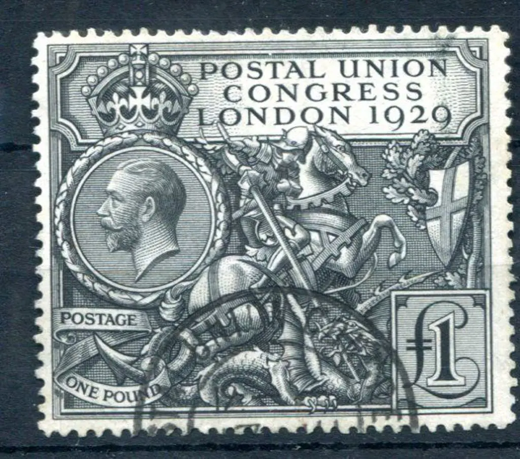 1929 £1 PUC. Superb used. SG 438, Cat. £600 Image 1++