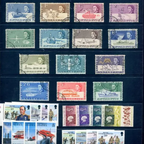 British Antarctic Territory 1963 QEII defins to ...