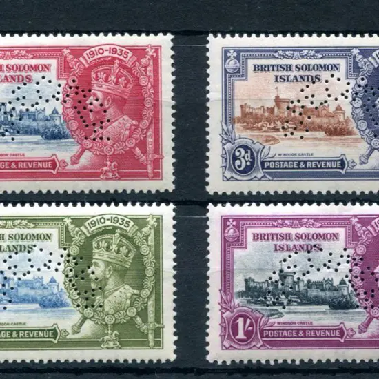 British Solomon Islands 1935 Silver Jubilee set ...