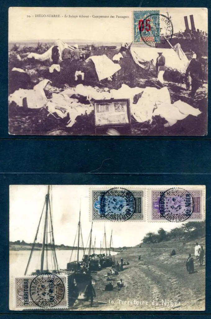 French Colonies Anjouan 1913 (11th Oct) ... Image 1++