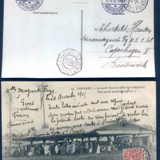 French Guiana 1905 (27th Dec) "CONAKRY - Le petit ...
