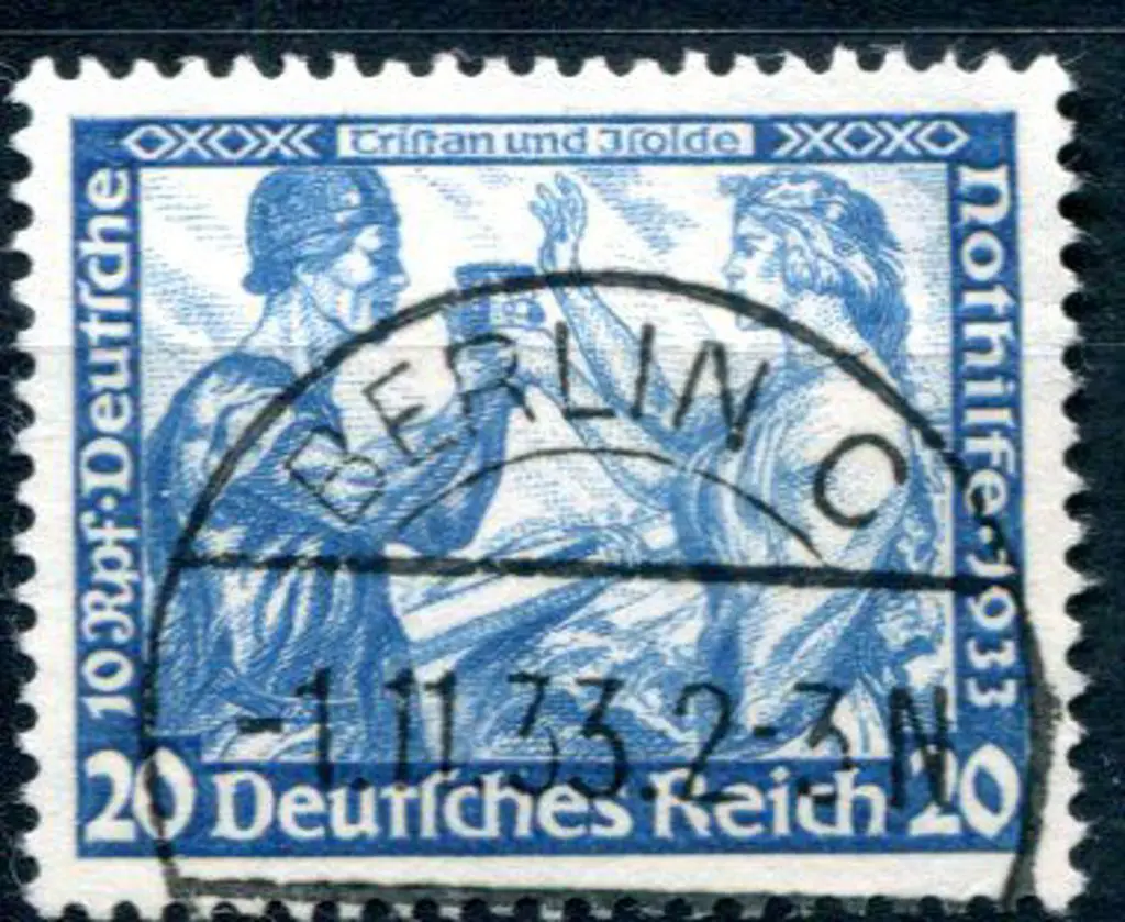Germany 1933 20pf & 10pf Welfare Fund, perf.14 ... Image 1++
