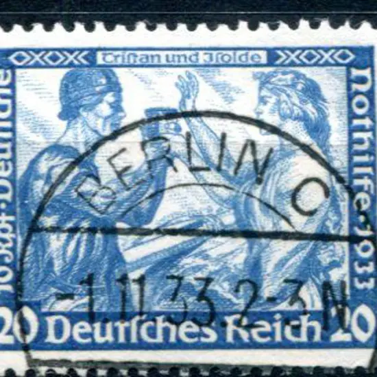 Germany 1933 20pf & 10pf Welfare Fund, perf.14 ...