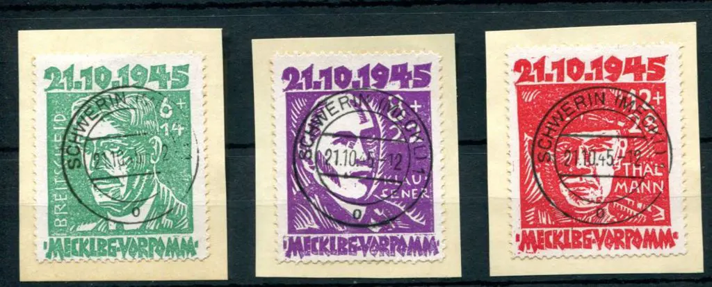 Germany-Russian Zone Mecklenburg - Vorpommenn 1945 ... Image 1++
