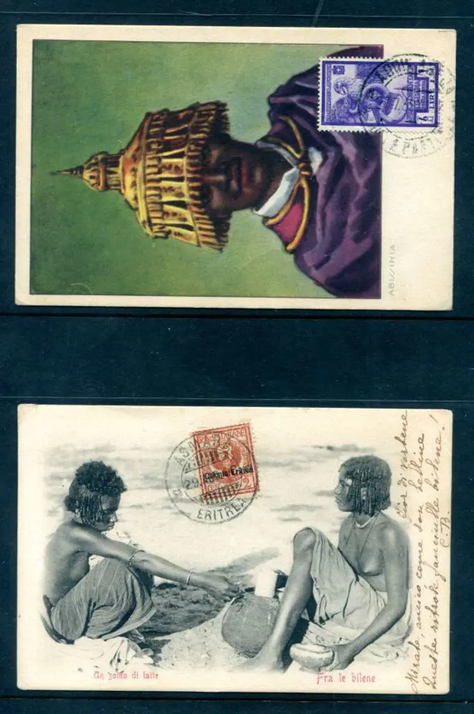 East Africa 1938 1 lire violet Italian East Africa ... Image 1++