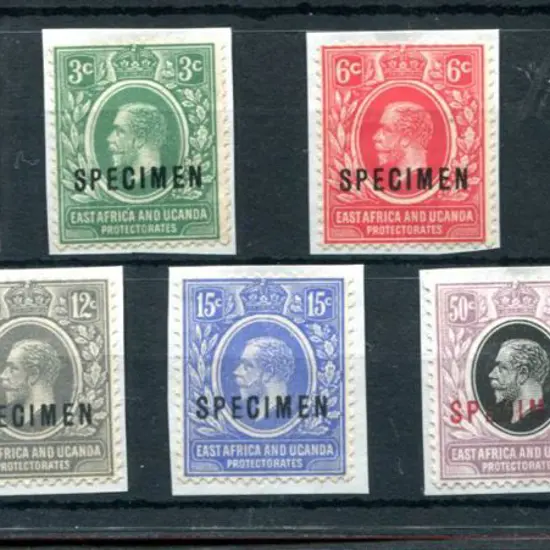 Kenya, Uganda & Tanganyika 1912/21 1¢ to 15¢ plus ...
