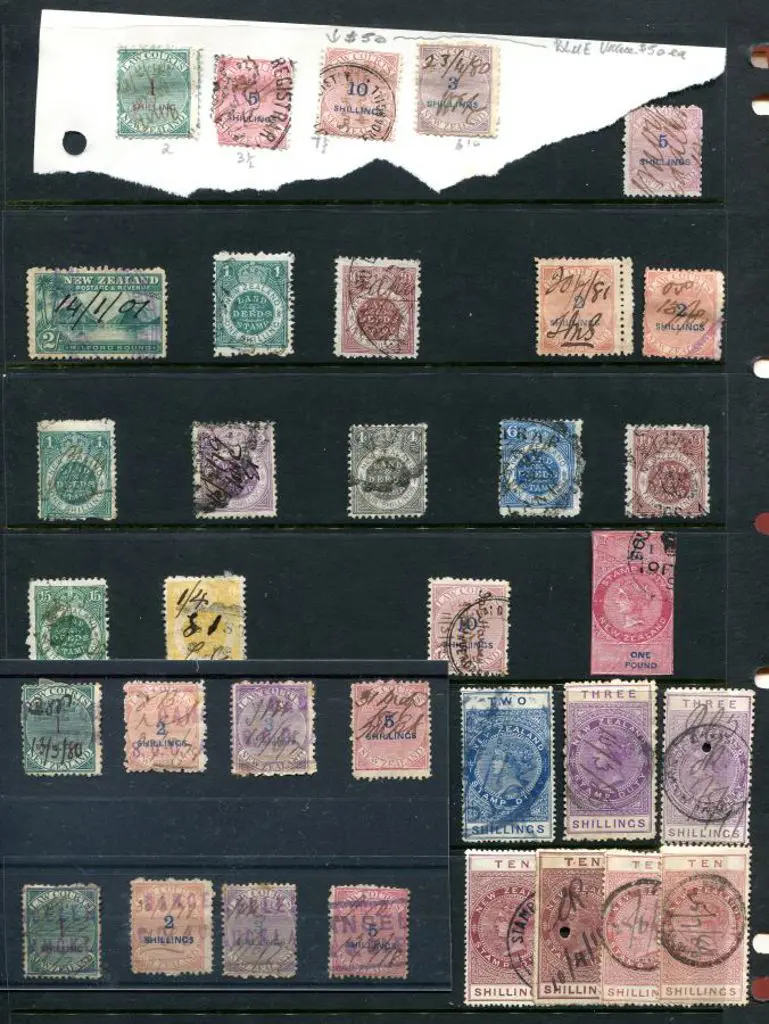 New Zealand "Law Courts" & "Land Deeds" on Hagner ... Image 1++