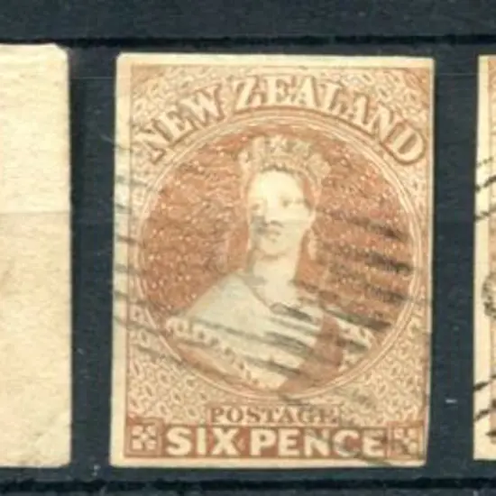 New Zealand 1857/63 6d brown x 2, pale brown x 2 & ...