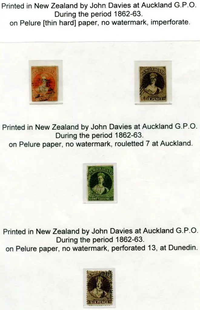 New Zealand 1862/63 1d orange-vermilion (Cat. ... Image 1++