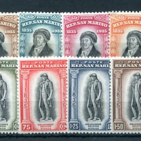 San Marino 1935 Melchiore Cent set of 12. Fine ...