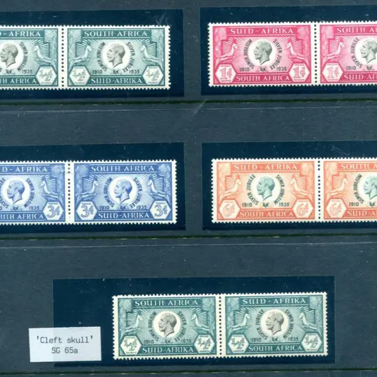 South Africa 1935 Silver Jubilee set of 4 ...