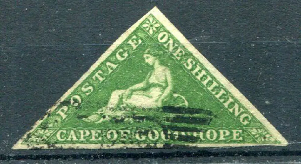 South Africa-Cape of Good Hope 1855/63 1/- bright ... Image 1++