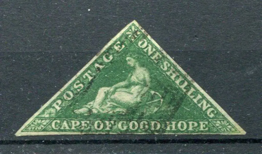 South Africa-Cape of Good Hope 1855/63 1/- deep ... Image 1++