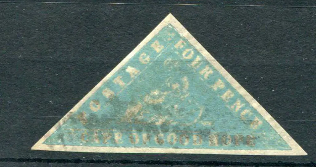 South Africa-Cape of Good Hope 1861 4d pale milky ... Image 1++