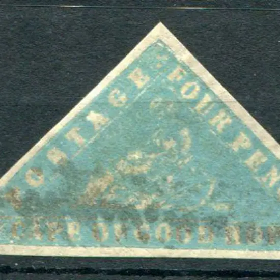 South Africa-Cape of Good Hope 1861 4d pale milky ...