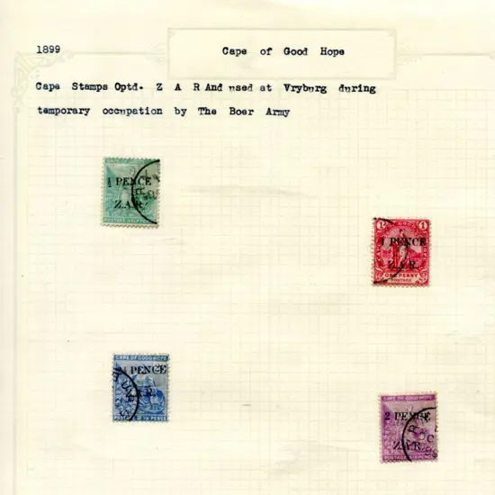 South Africa-Cape of Good Hope 1899 COGH ovptd ...