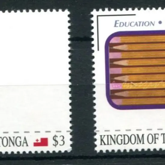 Tonga 2012 $3 "Education - Penmanship" with the ...